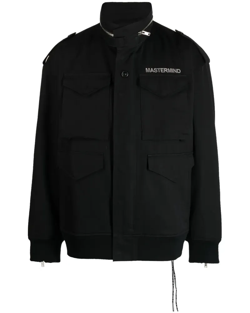 Mastermind Japan Jacke mit Logo-Print - Schwarz Schwarz