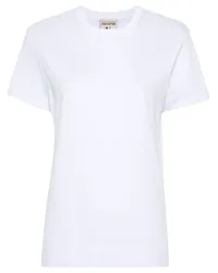 Semicouture T-Shirt mit Rundhalsausschnitt Weiß