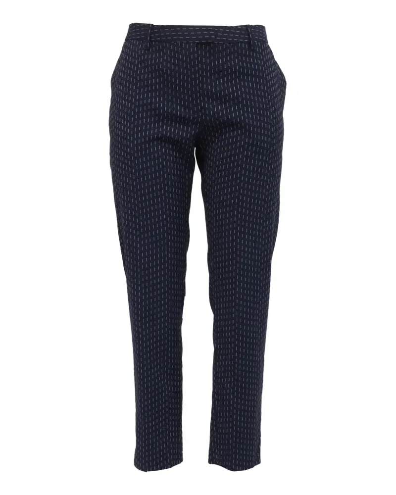 Altuzarra Cropped-Hose mit Muster - Blau Blau