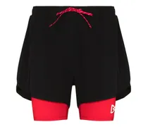Aaron Kompressions-Joggingshorts - Schwarz