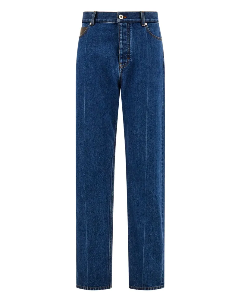 Ferragamo Five-Pocket-Jeans mit Prägung - Blau Blau