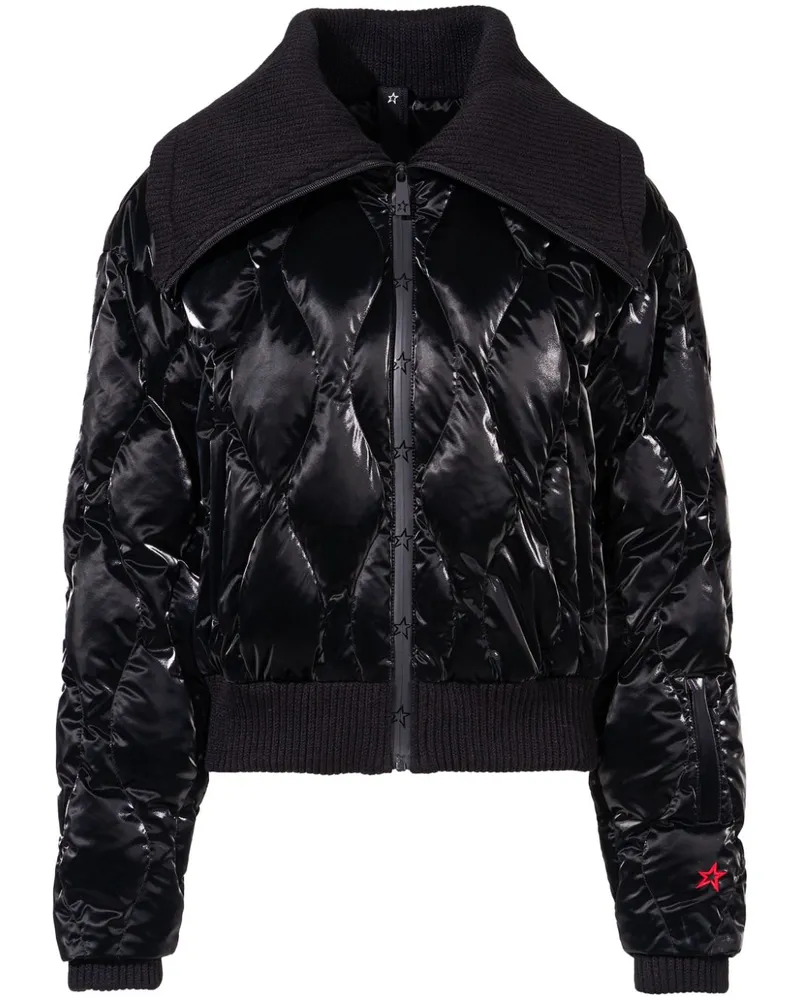 Perfect Moment Gesteppte Carving Jacke - Schwarz Schwarz
