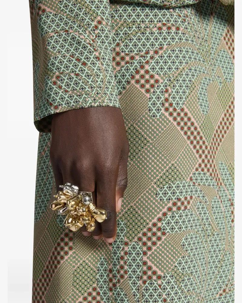 Dries van Noten Verzierter Ring - Gold Gold