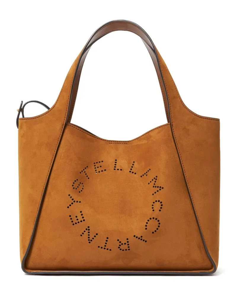 Stella McCartney Logo Top Handle Tote Bag - Braun Braun