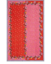 Lisa Corti Tischdecke mit Blumen-Print Rosa