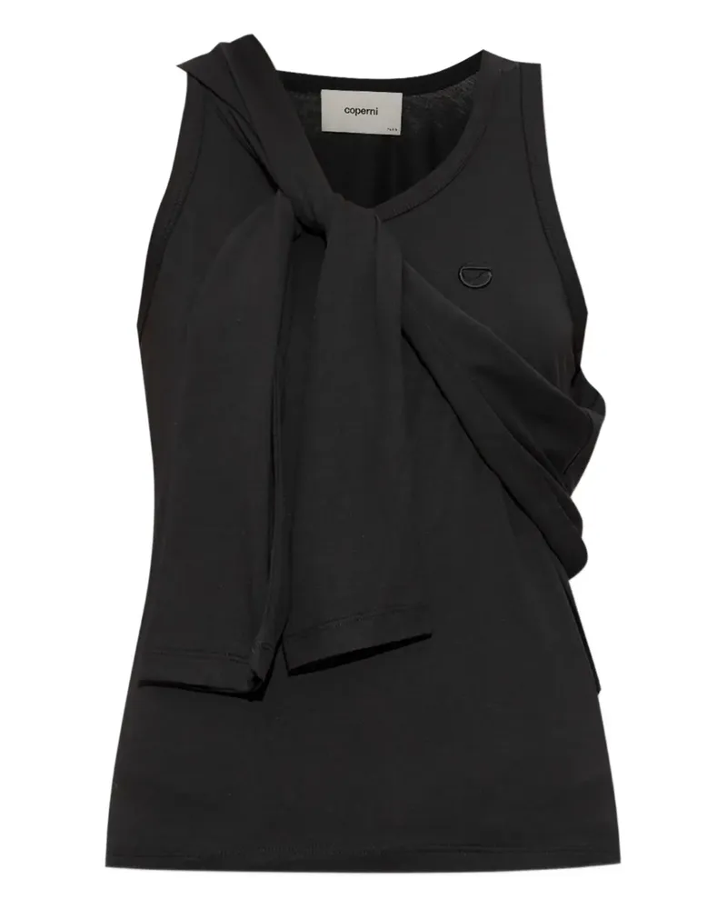 COPERNI Trägershirt im Layering-Look - Schwarz Schwarz