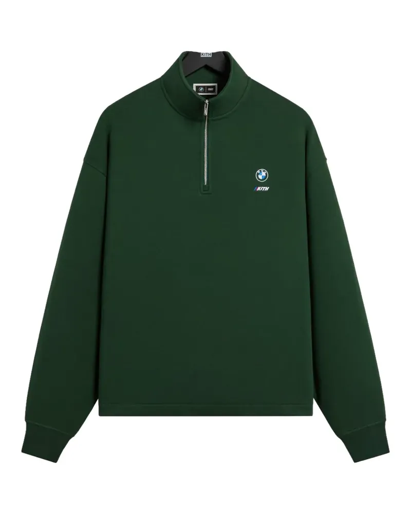 KITH x BMW Nelson Pullover mit kurzem Reißverschluss - Grün Grün