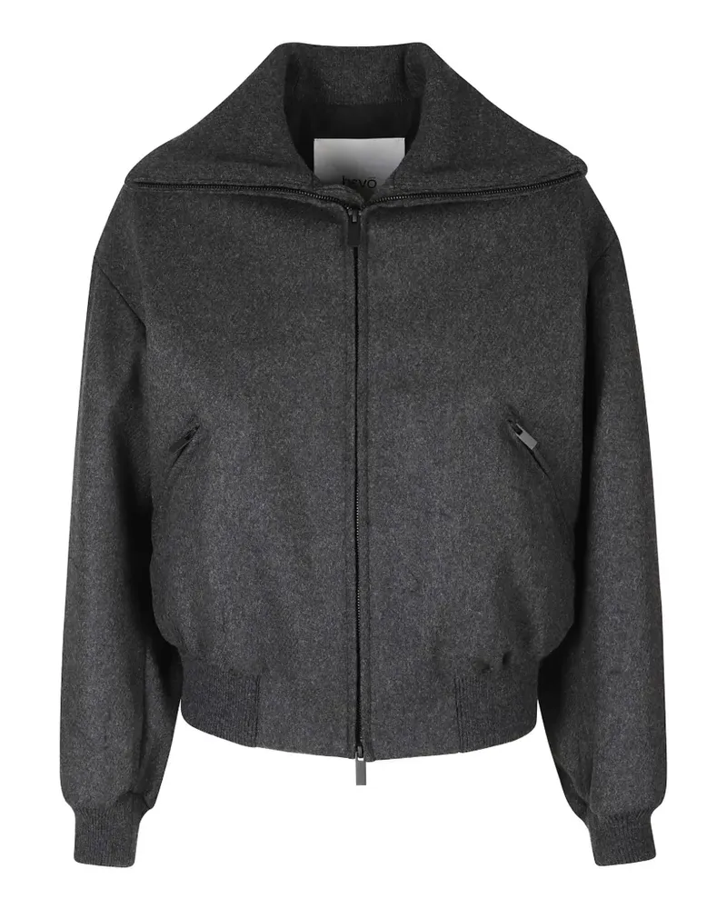 Hevò Palmintiello zip-up jacket - Grau Grau
