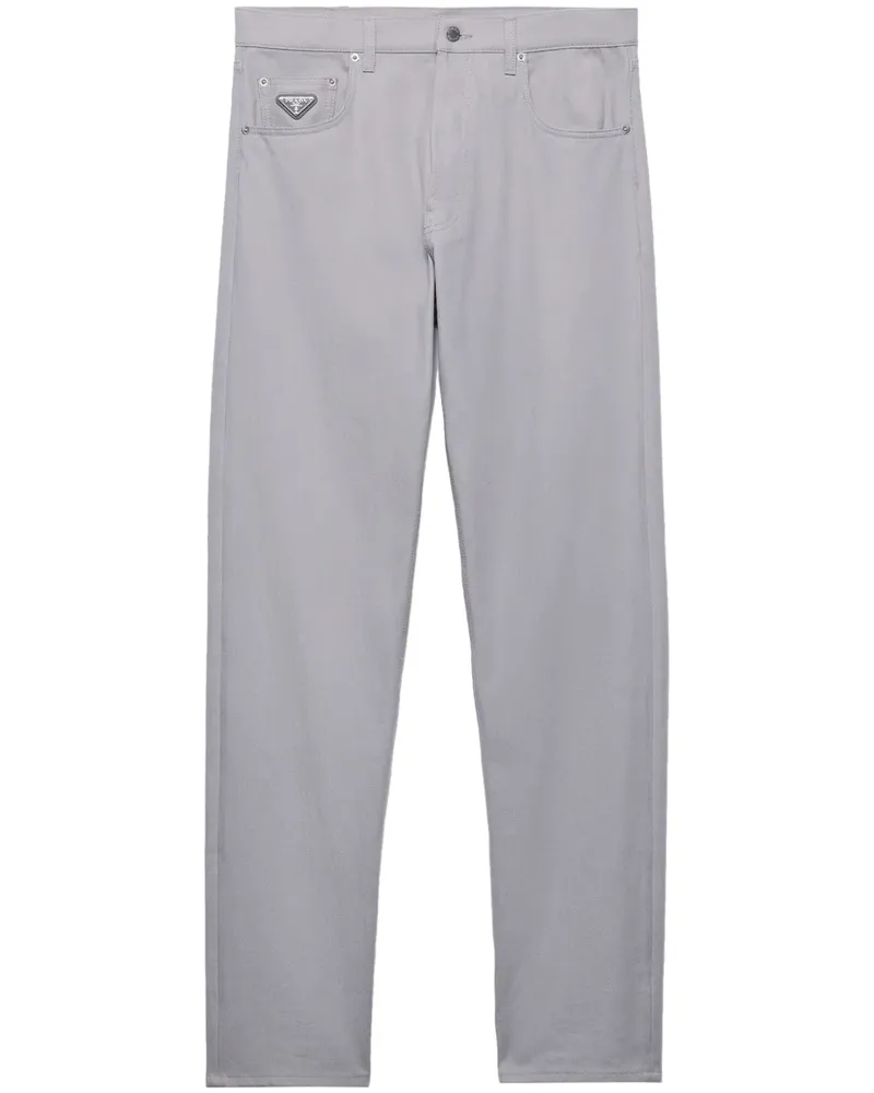 Prada Tief sitzende Jeans - Grau Grau