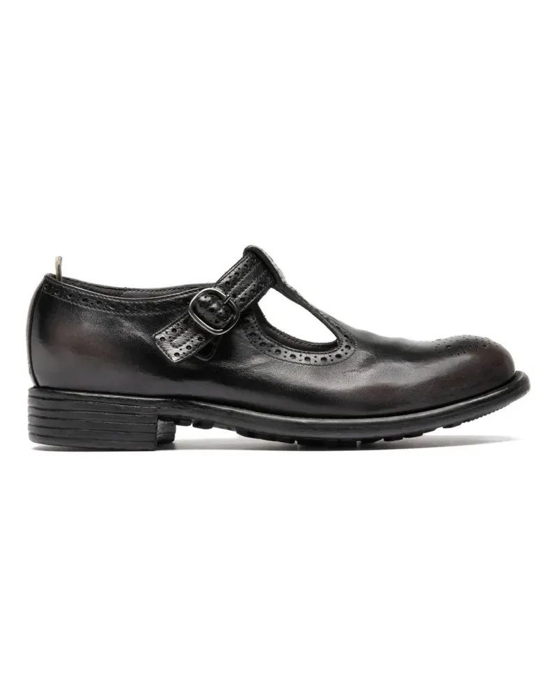 Officine Creative Italia Calixte buckle T-bar shoes - Schwarz Schwarz