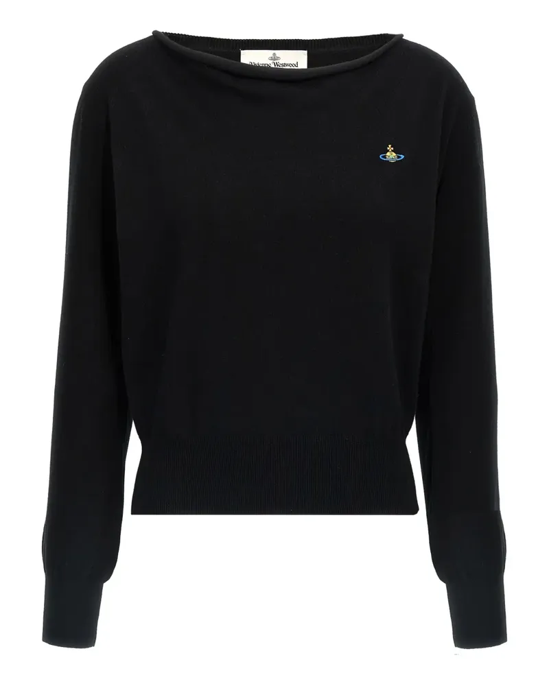 Vivienne Westwood Pamela Pullover mit Orb-Stickerei - Schwarz Schwarz