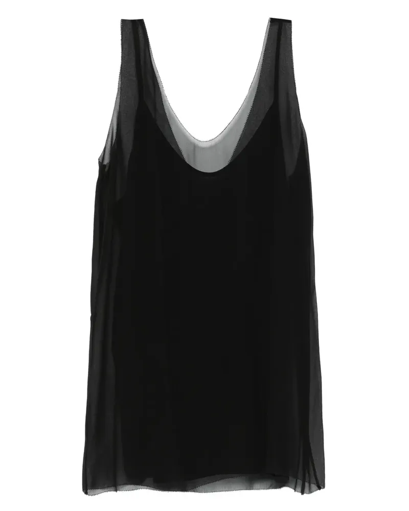 Totême Camisole-Top mit V-Ausschnitt - Schwarz Schwarz