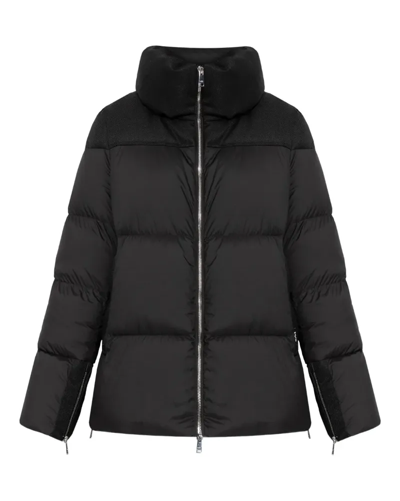 ADD high-neck zip jacket - Schwarz Schwarz