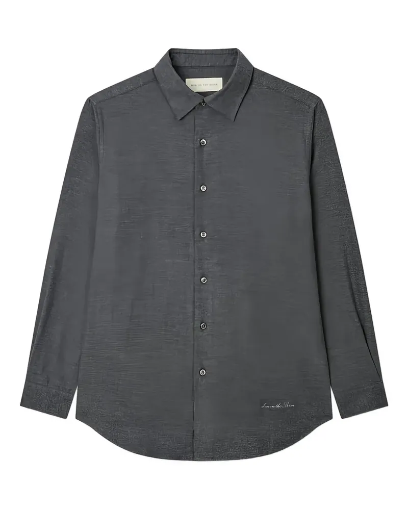 ManOnTheBoon cotton shirt - Grau Grau