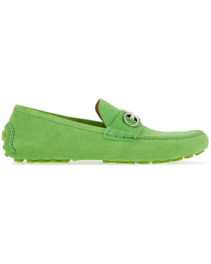 Ferragamo Loafer mit Gancini-Schnalle - Grün Grün
