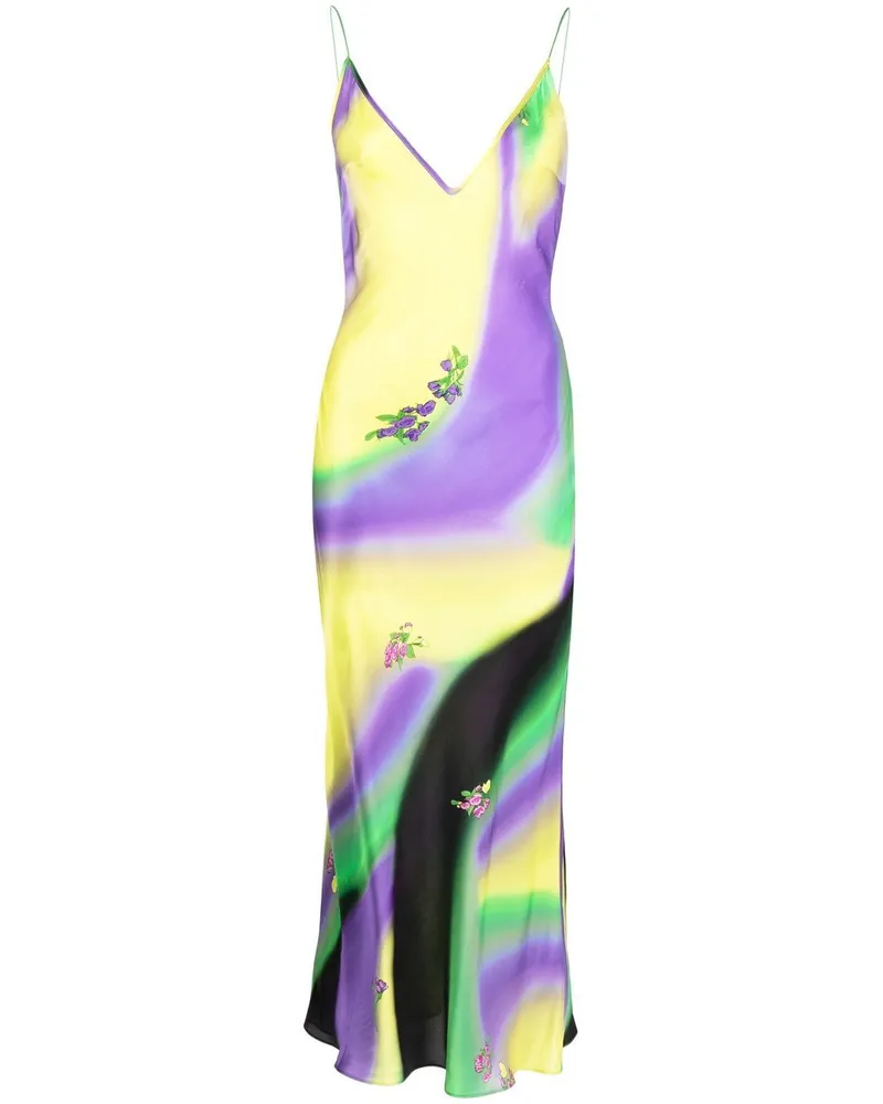 Natasha Zinko Camisole-Kleid mit Farbverlauf Mehrfarbig