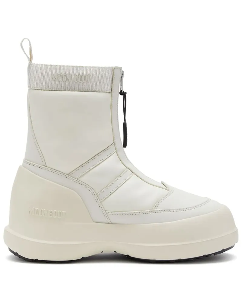 Moon Boot Luna Stiefel mit Logo-Print - Weiß Weiß