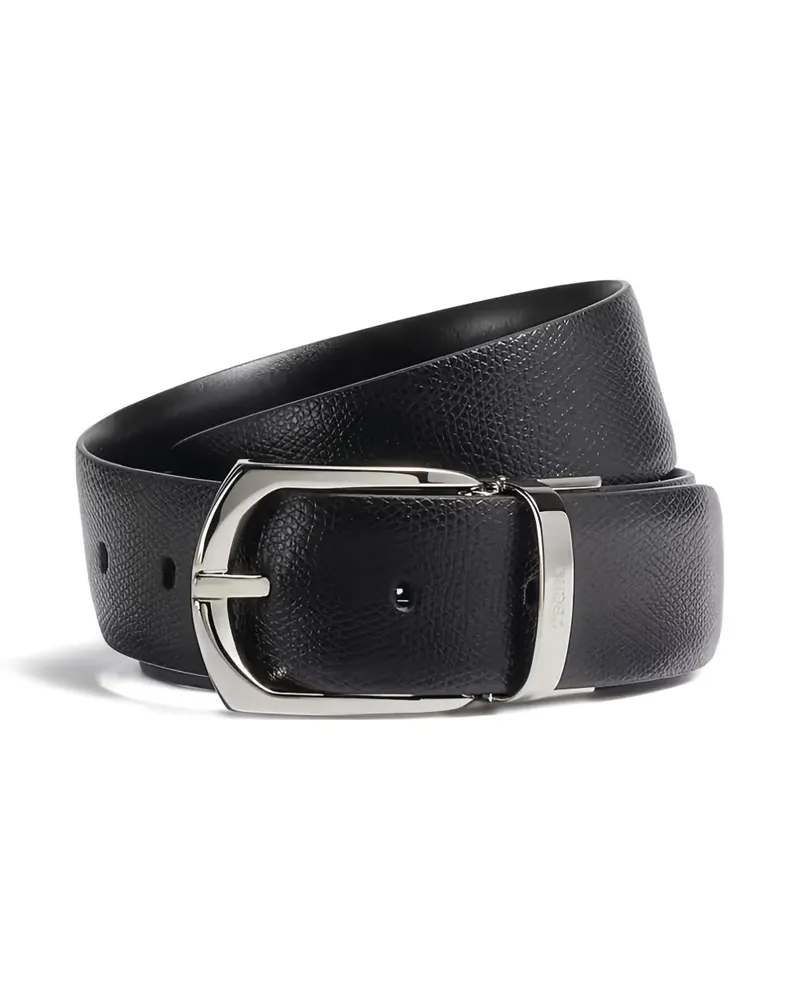 Ermenegildo Zegna Klassischer Gürtel - Schwarz Schwarz