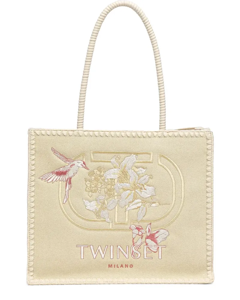 Twin-Set Bohémienne Tote Bag - Nude Nude