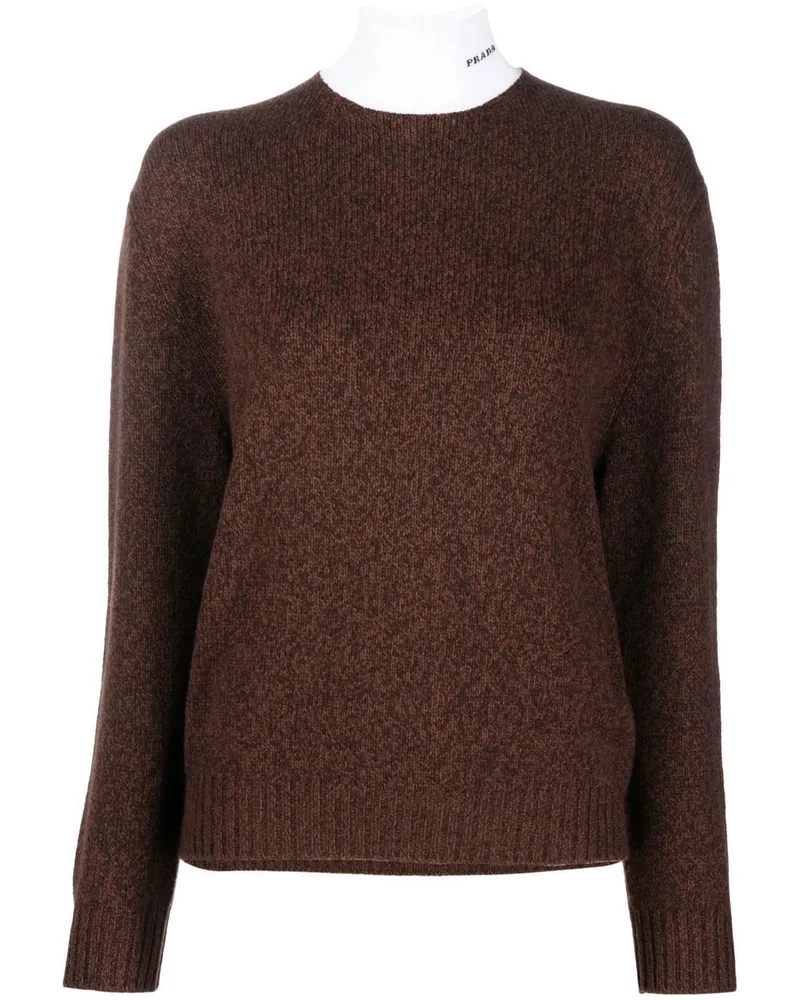 Prada Pullover mit Rollkragen - Braun Braun