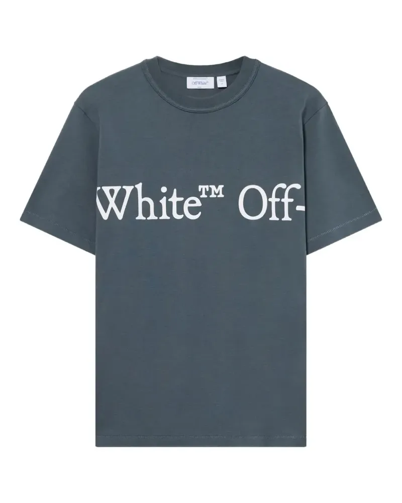OFF-WHITE Bookish T-Shirt mit Schal - Blau Blau