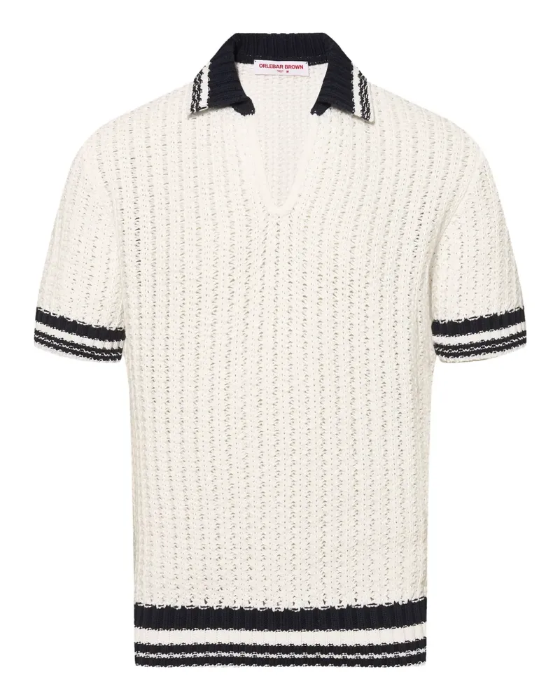 Orlebar Brown Swift crochet-knit top - Weiß Weiß