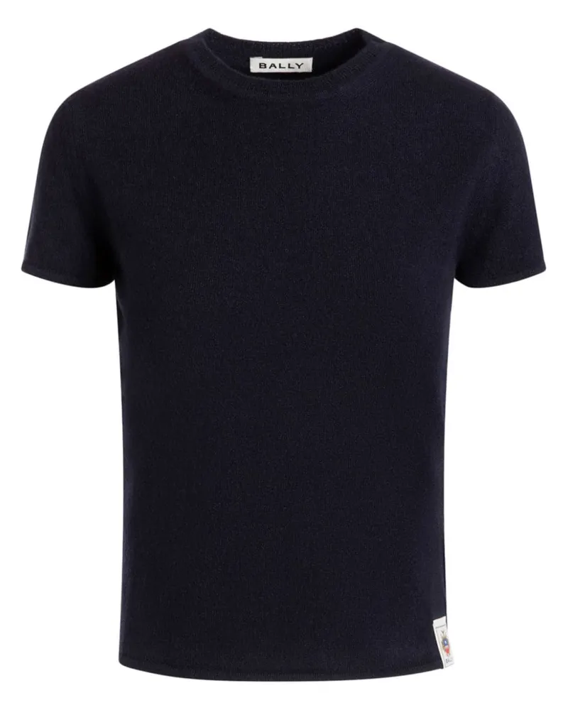 Bally T-Shirt mit Logo-Detail - Blau Blau