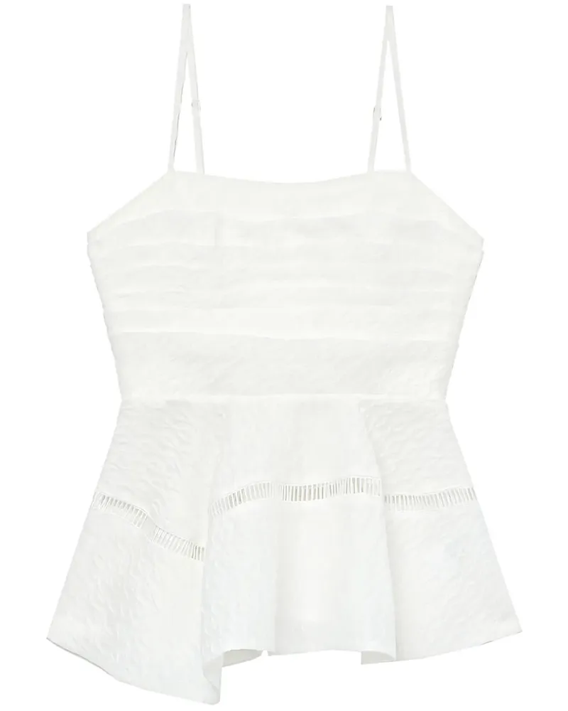 Aje. Cinque Jacquard-Top - Weiß Weiß