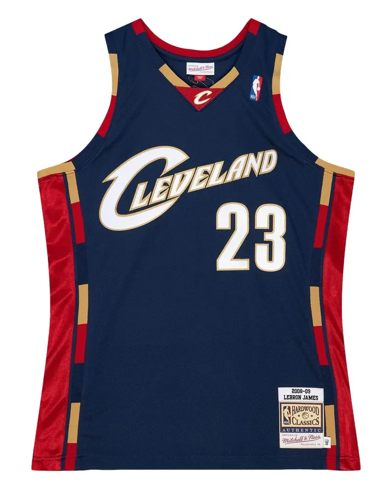 Mitchell & Ness x NBA Cleveland Cavaliers 08 LeBron James Authentic Tanktop - Blau Blau