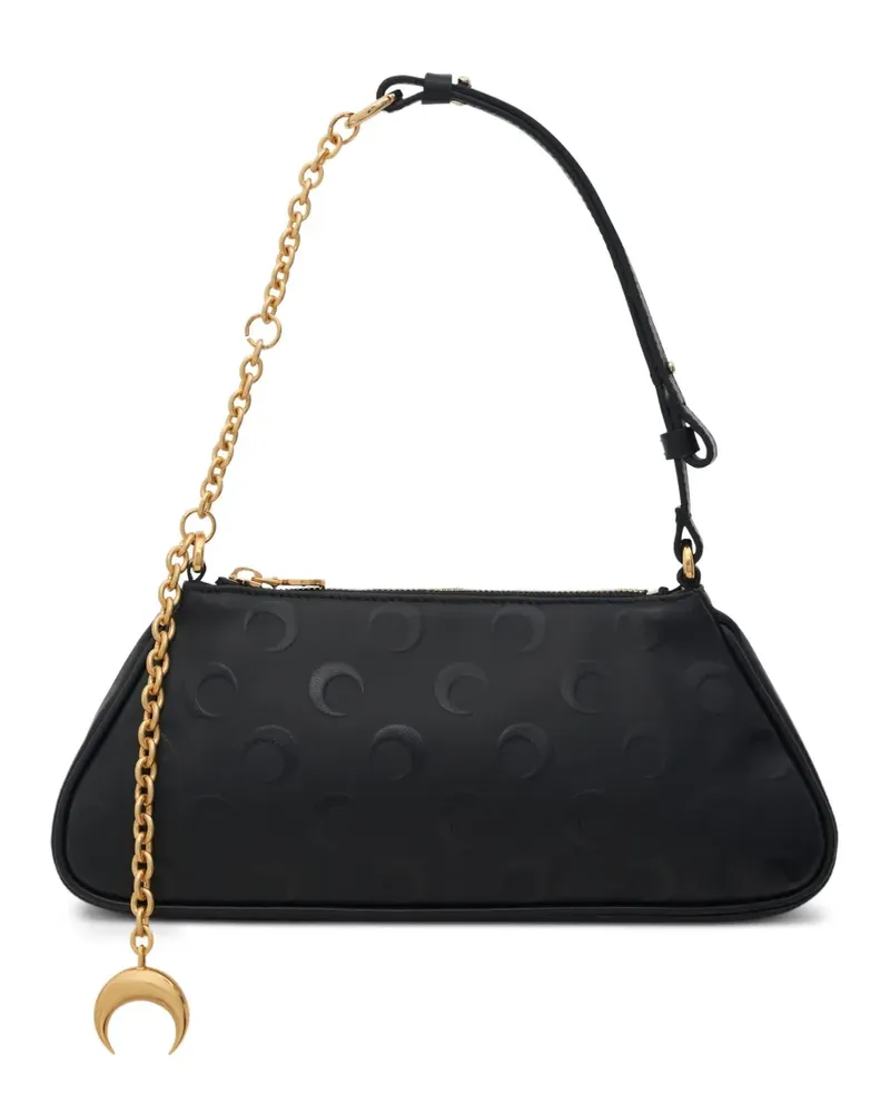 Marine Serre Schultertasche mit Kettendetail - Schwarz Schwarz