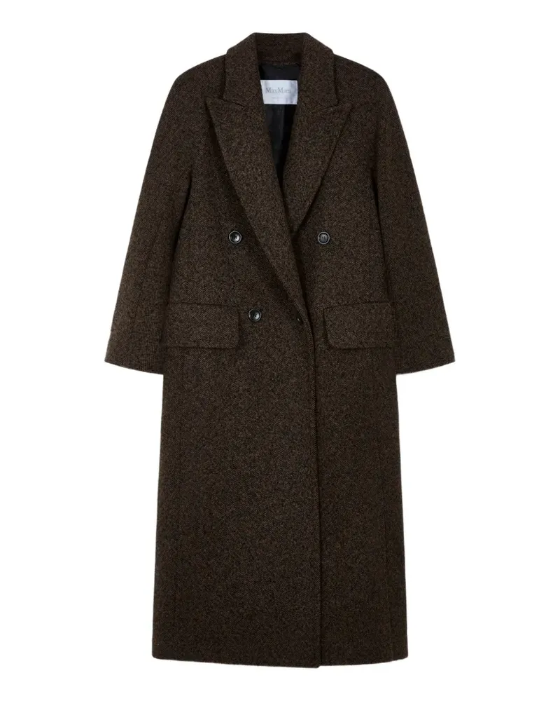 Max Mara Doppelreihiger Mantel - Braun Braun