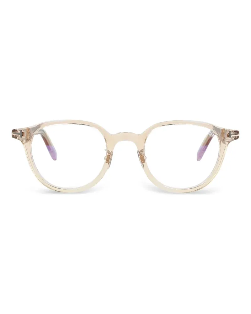 Tom Ford square-frame glasses - Nude Nude