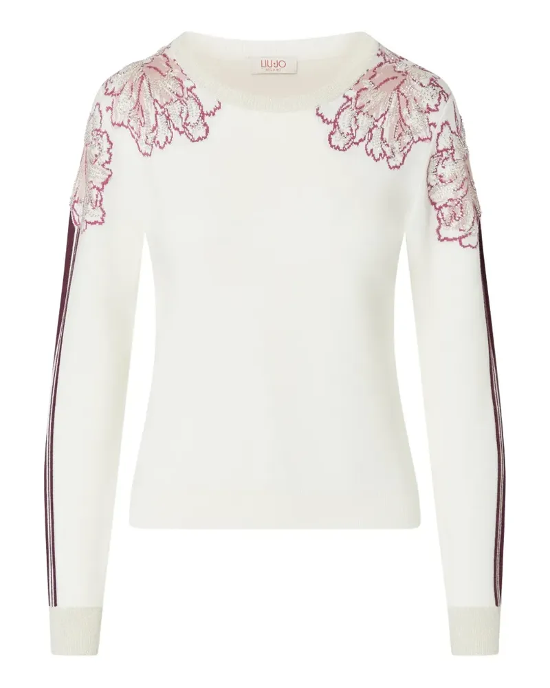 Liu Jo jacquard sweater - Weiß Weiß