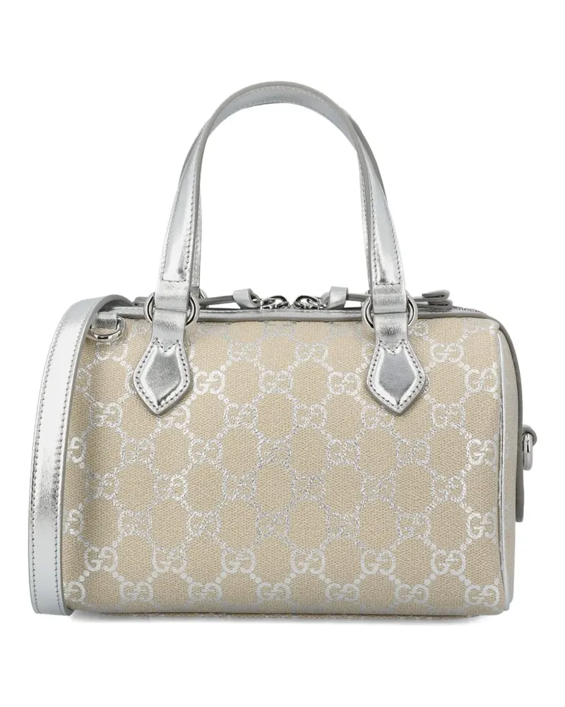 Gucci Kleiner GG Emblem Tote Bag - Silber Silber