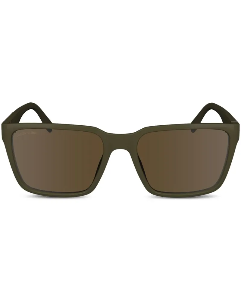 Lacoste Sonnenbrille mit Logo-Prägung - Braun Braun