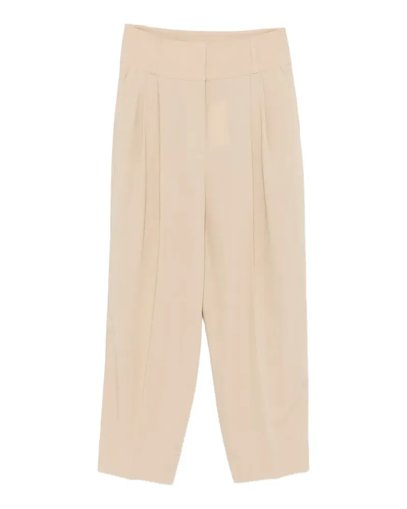 Totême draped balloon trousers - Nude Nude