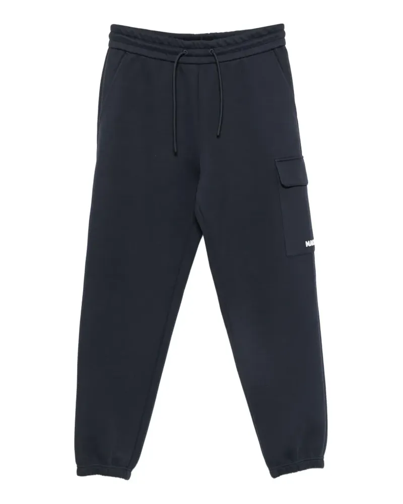 Mackage Marvin-R logo-print cargo track pants - Blau Blau
