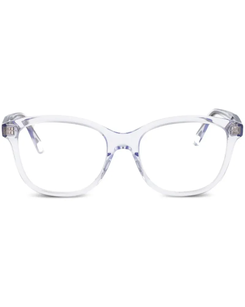 Alexander McQueen Brille im Wayfarer-Design - Grau Grau
