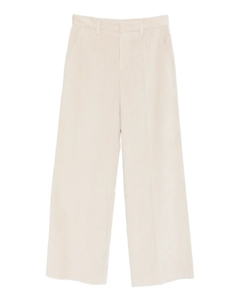 Brunello Cucinelli Cordhose mit weitem Bein - Nude Nude