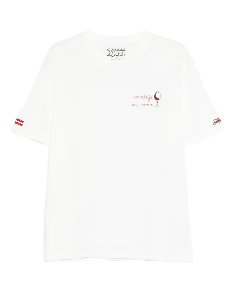 MC2 Saint Barth embroidered T-shirt - Weiß Weiß