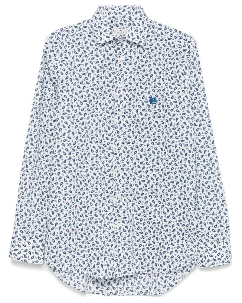 Etro Hemd mit Paisleymuster - Weiß Weiß