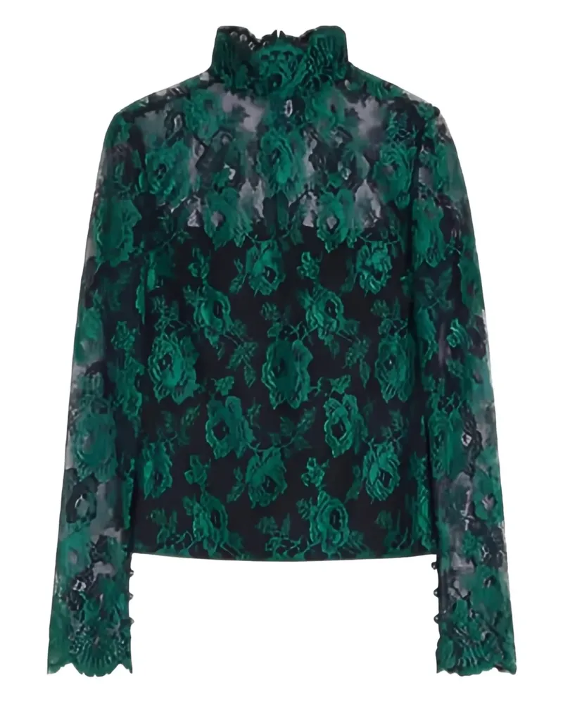 Valentino Garavani Bluse aus Blumenspitze - Grün Grün