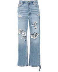 RE/DONE Loose Long Jeans Blau