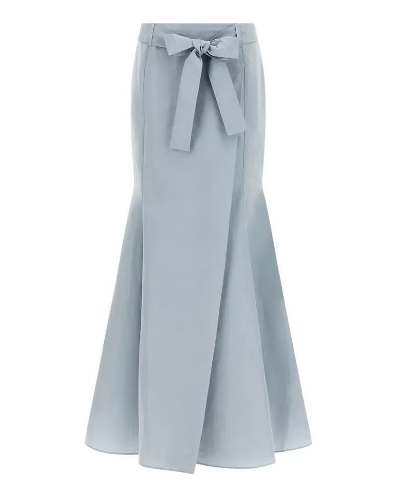 Pinko bow-belt mermaid maxi skirt - Blau Blau