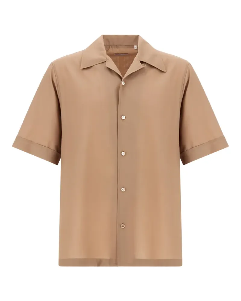 Herno Poloshirt mit Bowlingkragen - Nude Nude
