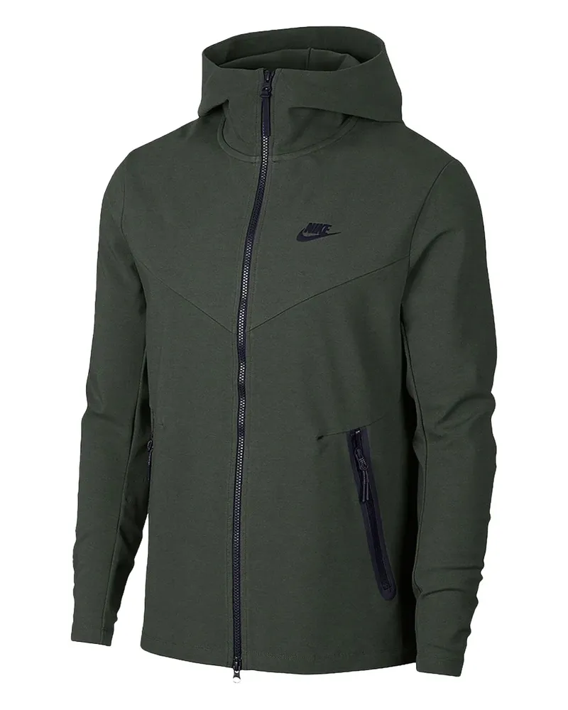 Nike Kapuzenjacke mit Logo - Grau Grau