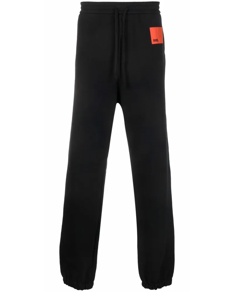 OAMC Jogginghose mit Logo-Patch - Schwarz Schwarz