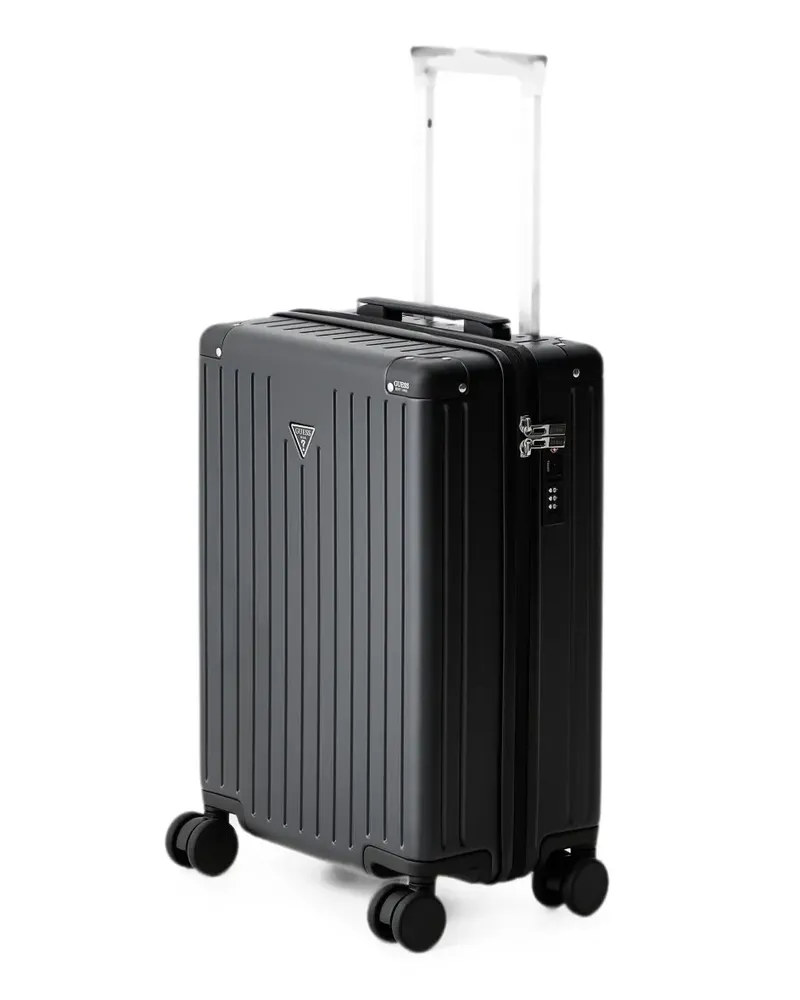 Guess logo-plaque suitcase - Schwarz Schwarz