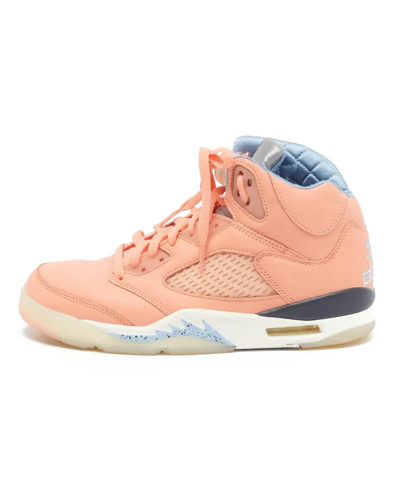 Jordan x DJ Khaled Air  5 We The Best Sneakers - Orange Orange