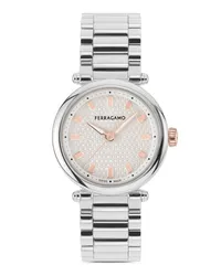 Ferragamo Softy Quarz 30mm Weiß